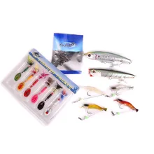 Dr. fish Lot 23 морской Рыбалка ящик для принадлежностей Поппер Crankbaits приманки Вертлюги защелкивается Minnows креветки полосатый бас Surf Рыбалка
