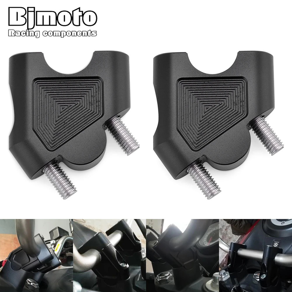 BJMOTO Мотоцикл Велосипед GW250F GW250S зажим Стойка Руль адаптер руля для Suzuki DL250 GW250F/S