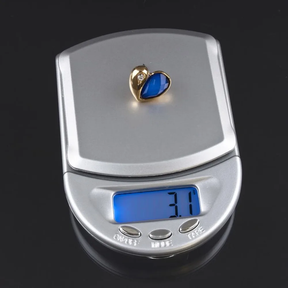 

500gx0.1g LCD Electronic Jewelry Joyeria Weight Luggage Bilancia Balanza Digital Scale Scales Balance Portable Mini Platform