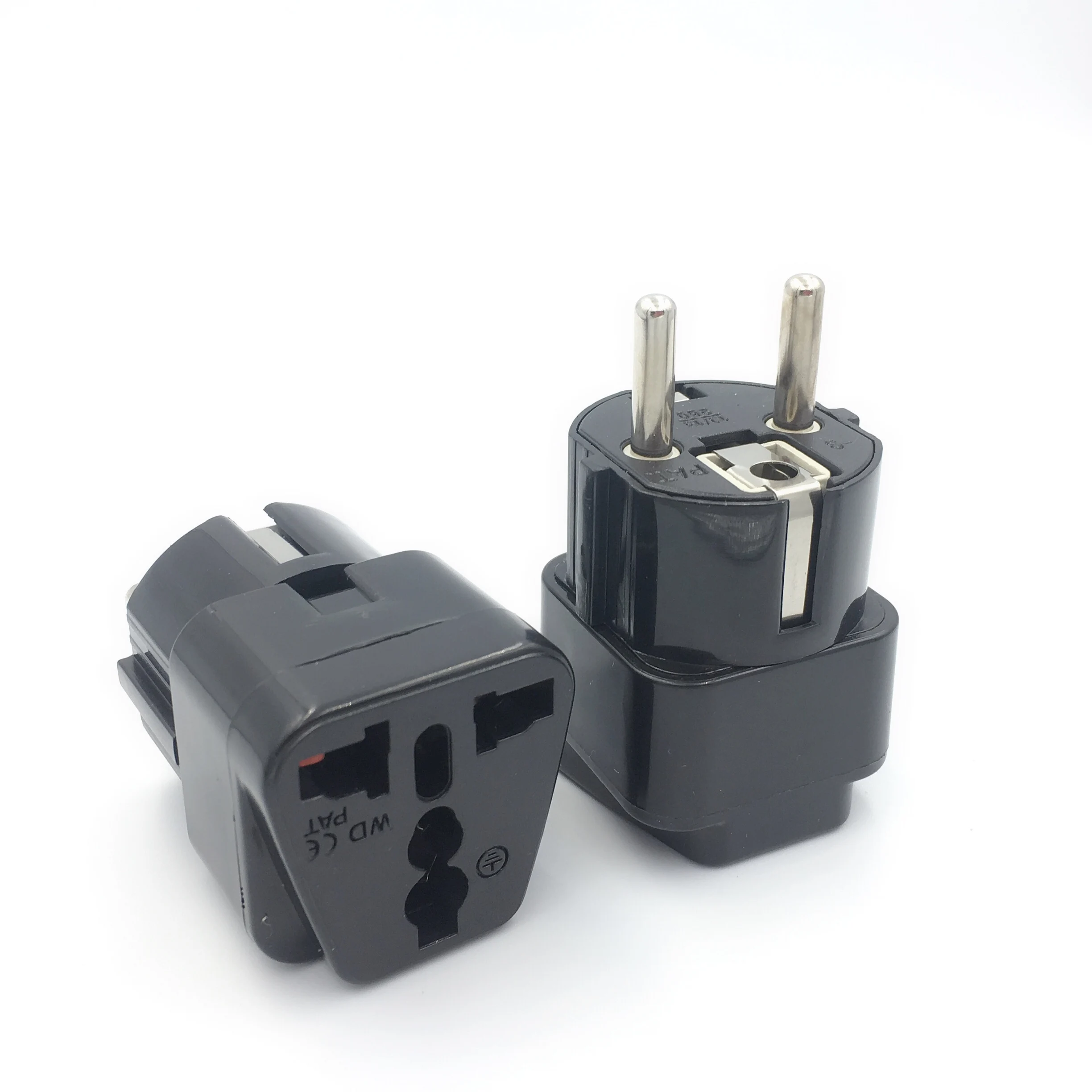 

European EU Plug Adapter Japan China American Universal UK US AU To EU AC Travel Power Adapters Converter Electrical Charger