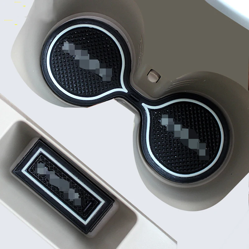 

17PCS For Nissan Rogue X-trail 2014-2017 Interior Door Mat Cup Pads Holder Trim Car Styling Accessories