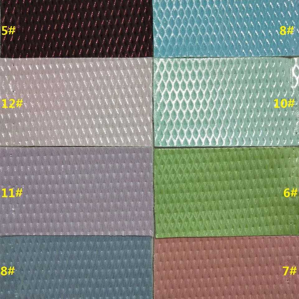 91x134cm Synthetic Leather, Embossed Diamond Leather Fabric for Bows