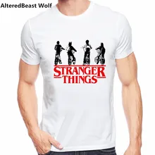 2017 Newest Fashion Stranger Things T Shirt Men Tees Brand Clothing Funny Novelty Cool Tops Men’s Short Sleeve t shirts