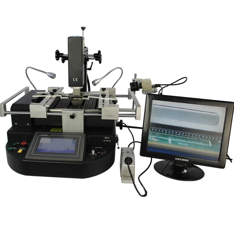 

BGA Rework Station LY HR560 Hot Air Three Heating Zones with Built in Lead-free Soldering Iron 60W