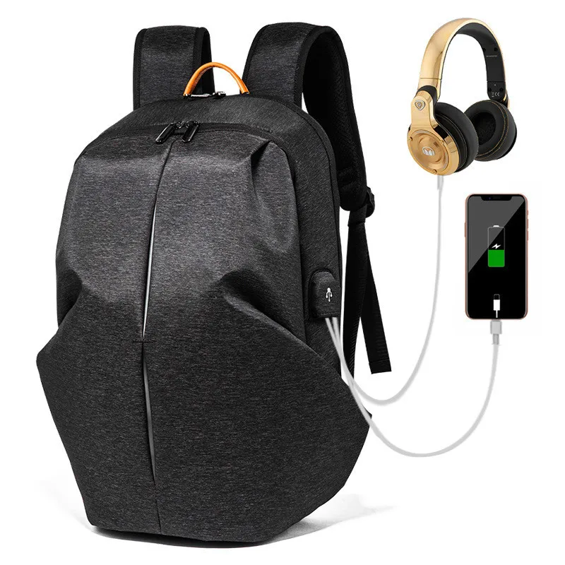 

High Capacity Laptop Backpack USB Charging Backbags Travel Daypacks Male School Bookbag Leisure Backpacks Anti Theft Mochila