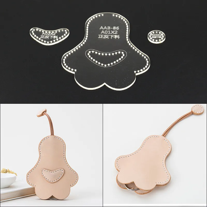 Download DONYAMY 1Set DIY Cartoon cat Keyring Keychain Pattern ...