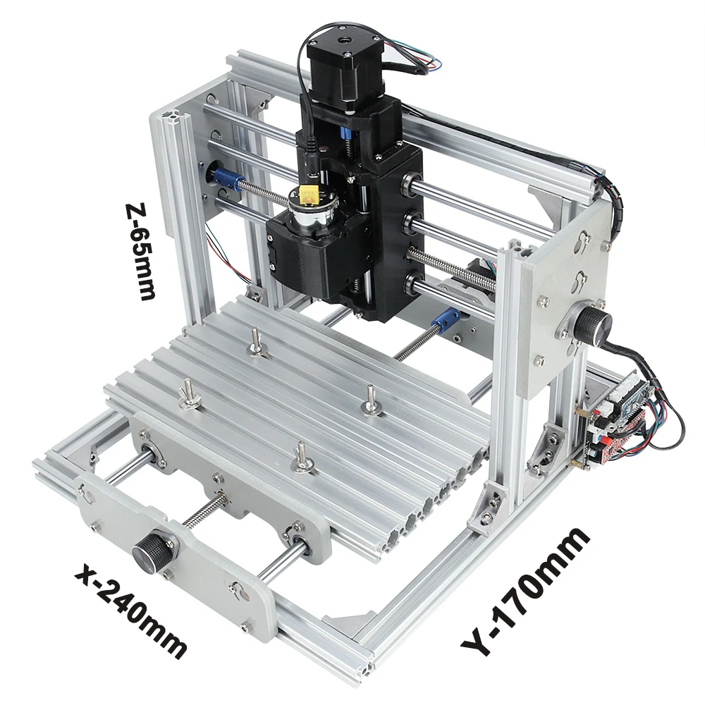 ЧПУ 2417 DIY ЧПУ гравировальный станок 3 оси мини Pcb ПВХ фрезерный станок металл резьба по дереву ЧПУ маршрутизатор GRBL контроль
