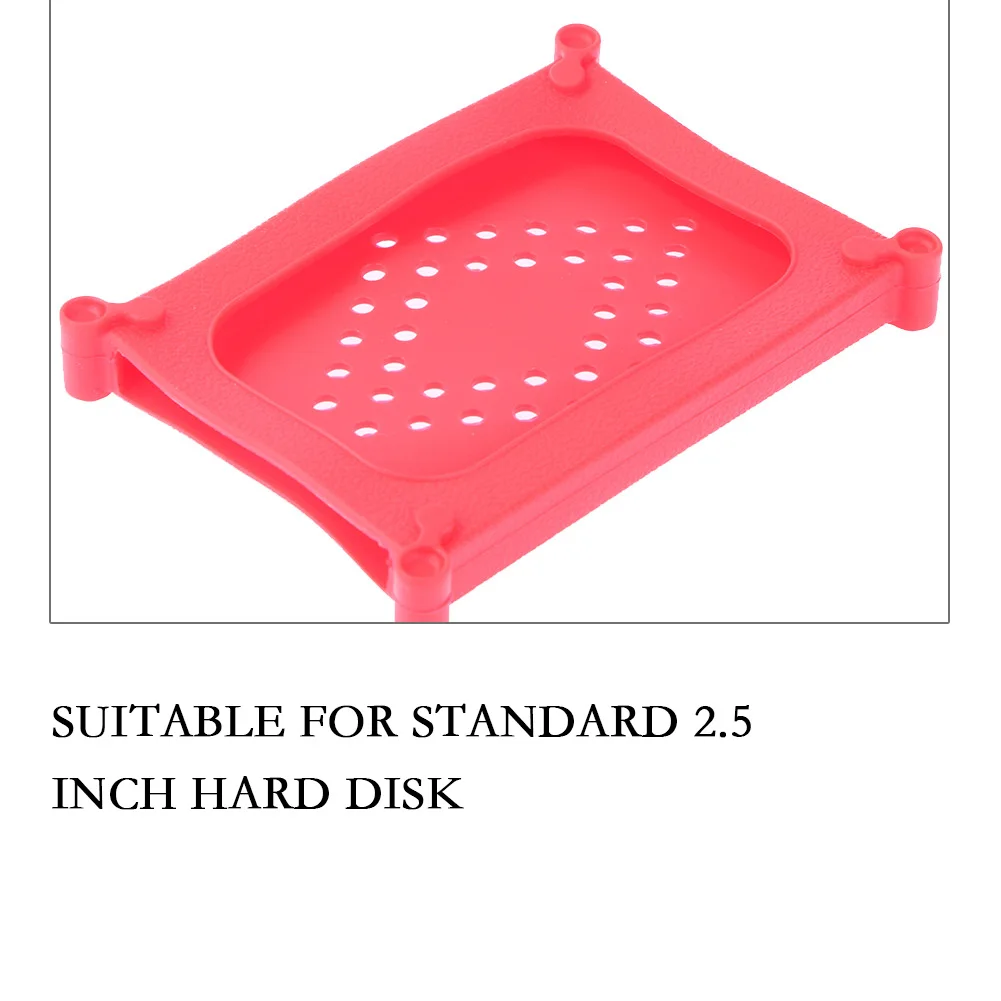 1 шт силиконовый защитный чехол для внешнего жесткого диска 2,5 дюйма, чехол для жесткого диска 2," SATA/IDE HDD, высокое качество