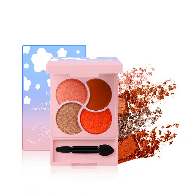 

Brand Makeup Matte Eye Shadow Palette 4 Color The Nude Balm Minerals Powder Pigments Cosmetics Glitter Eyeshadow Make Up Palette
