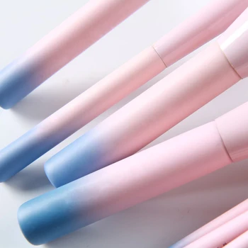 Gradient Color Pro 14pcs Makeup Brushes Set Cosmetic Powder Foundation Eyeshadow Eyeliner Brush Kits Make Up Brush Tool 4