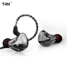 TRN X6 6BA драйвер устройства наушники 6 балансный арматурный драйвер блок HIFI ухо наушник С микрофоном вкладыши Headse