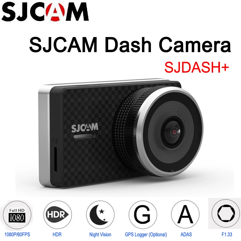 SJCAM SJDASH + ADAS камера для приборной панели автомобиля видеорегистратор HD1080P 60FPS 3 0