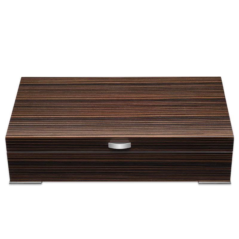 Cigar moisturizing box humidor cedar wood piano paint three large storage capacity moisturizing cabinet moisturizing cigar box
