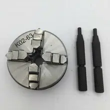 Механическая блокировка 63 мм 4Jaw патрон для токарного станка с ручным управлением 2," Самоцентрирующийся Зажимной патрон токарного станка M14 для станка с ЧПУ бусы Будды машина