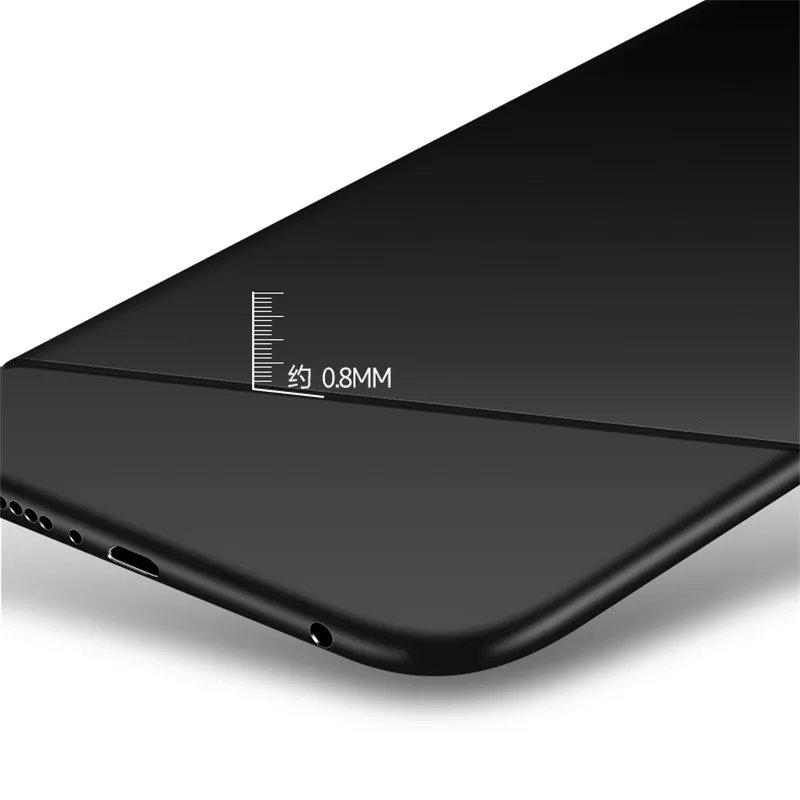 NFH Мягкий матовый ТПУ черный чехол для телефона Huawei mate 20 Lite P20 Pro P smart On Honor 8 8X Max 9 10 Y5