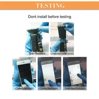 עבור iphone YWEWBJH AAA LCD מסך מגע עבור לבן שחור חלקי תיקון פיקסל מלח אין זכוכית Digitizer החלפת iPhone 6 תצוגת העצרת (5)