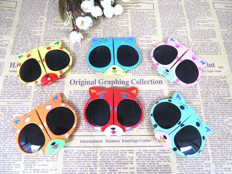 Foldable Infant Baby Kids Sunglasses Children Safety Coating Glasses