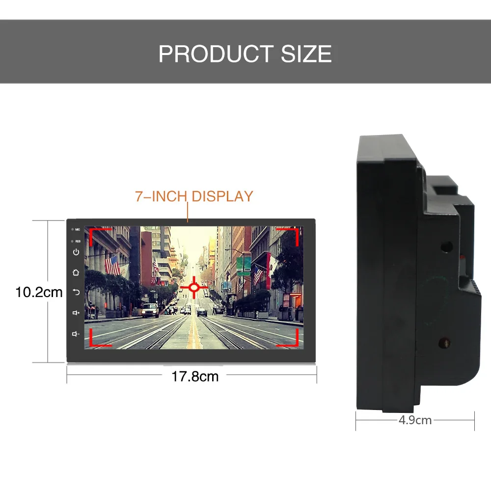 Автомагнитола Anfilite 2 Din 7 &quot Android универсальный мультимедийный плеер Bluetooth GPS