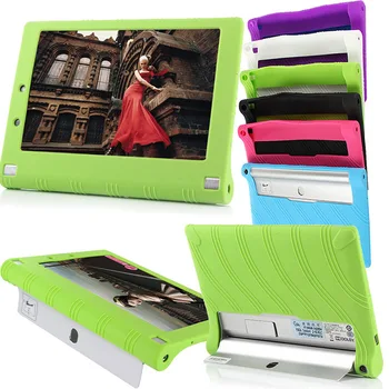 

Silicone Soft Back Cover for Lenovo Yoga Tab 2 1050 1050F 1050L 1051F 1051 10.1 Protective Shell 1050F Tablet Case+pen
