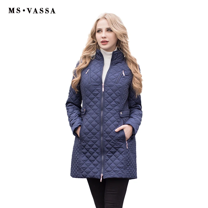 2017 new Women jacket fashion Winter Autumn padded ladies jacket long quilted coat jacket plus size