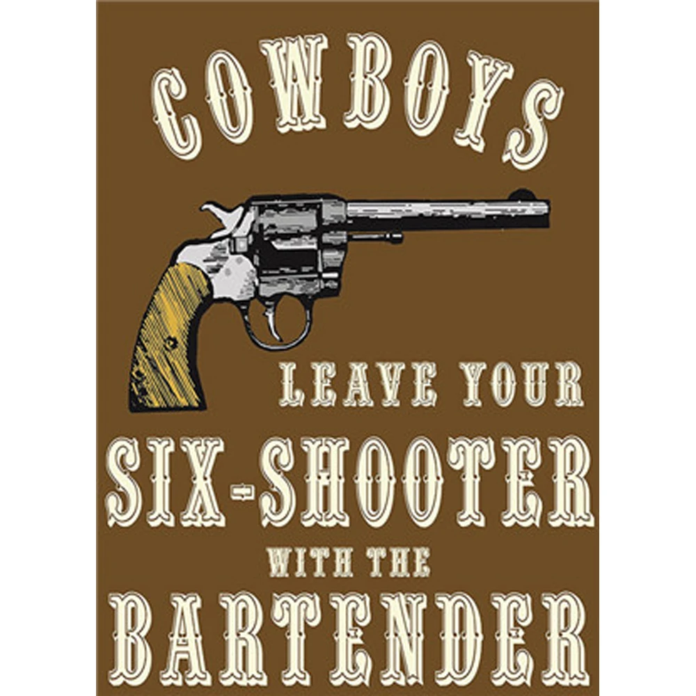 

Cowboys Shabby Chic Metal Signs Bar Pub Restaurant Home Decor ART Wall Stickers Vintage Metal Painting Plaque