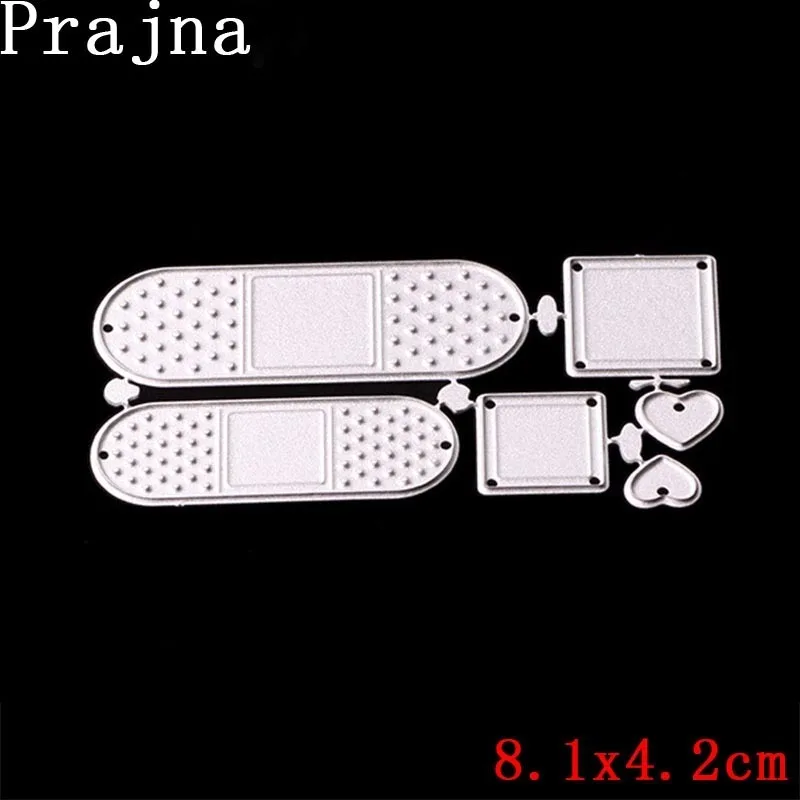 

Prajna Cute Band Aid Heart Frame Cutting Dies Scrapbooking Photo Stencils For DIY Embossing Paper Album Decorative Crafts D