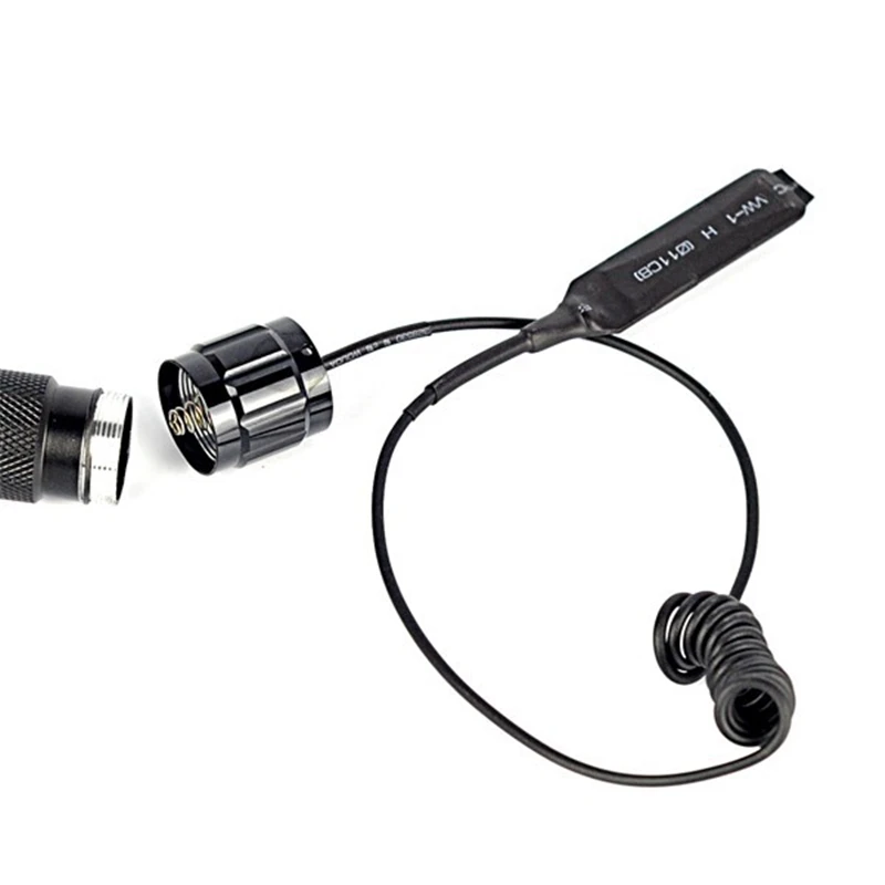 

Touch ON/OFF Remote Pressure Rat Tail Extension Switch For WF 501B Led Flashlight Light