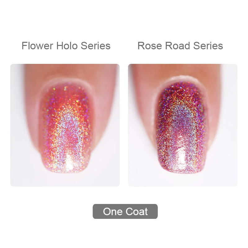 Nacido bastante Deluxe holográfico esmalte de uñas brillante láser brillo colorido 6ml arte de uñas barniz