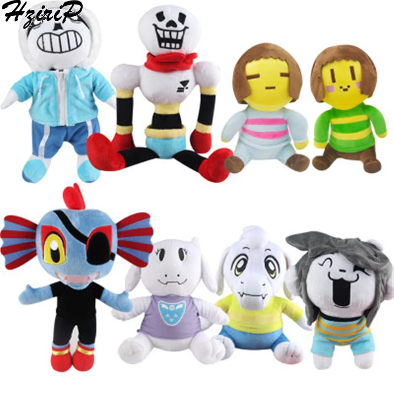 

HziriP Hot Sell Game Cartoon Doll Legend Short Plush Soft Undertale Sans Toy Children In-Stock Items Unisex Filling PP Cotton