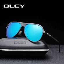 OLEY, брендовые, алюминиево-магниевые, поляризационные солнцезащитные очки, мужские, классические, очки пилота для мужчин, Oculos masculino, мужские, настраиваемый логотип
