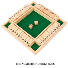 Party interactive puzzle line wine toy board game card four-sided digital card drinking game props digital interactive installations