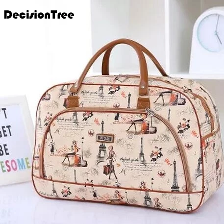 

High Cpacity Luggage Women Bags Multifunction Women PU Leather Travel Bags Business Travel Package Female Tote Bag