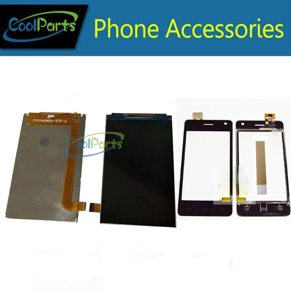 

1PC/Lot High Quality For Fly IQ4491 LCD Screen Display +Touch Screen Digitizer Replacement Part Black Color With Tape
