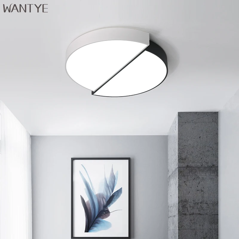 

Modern LED Round Ceiling Lamp for Kids Bedroom Living room Surface Mounted Acrylic Ceiling Light Indoor Lighting Fixtures