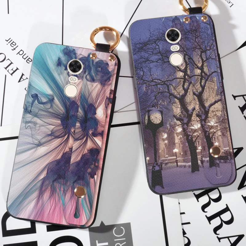 Luxury Rivet Strap Stand Phone Case For Xiaomi Redmi Note 3 Pro 4 4X Global Case Fabric Cover For Xiaomi Redmi 5 Plus