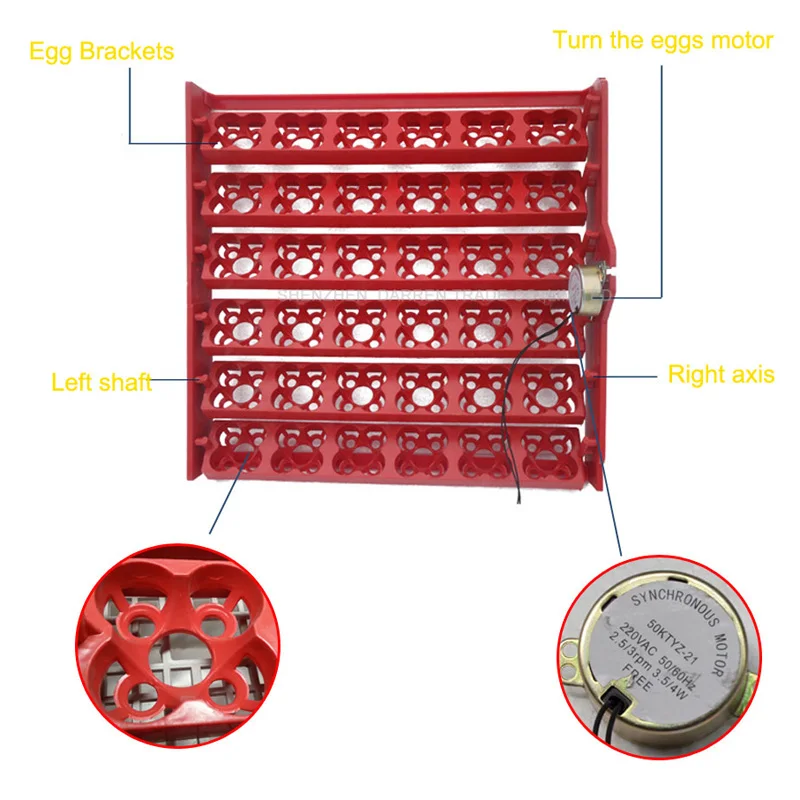 Интеллигентая(ый) 36 куриных яиц инкубатор 144 инкубатор для перепелиных яиц WQ-36