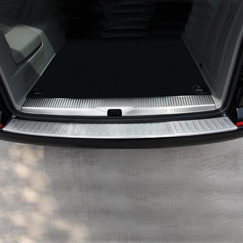 Для VW Transporter(T6) caravell автомобильные арьергарды из нержавеющей стали задний бампер багажник крыло подоконник пластина протектор защитные чехлы