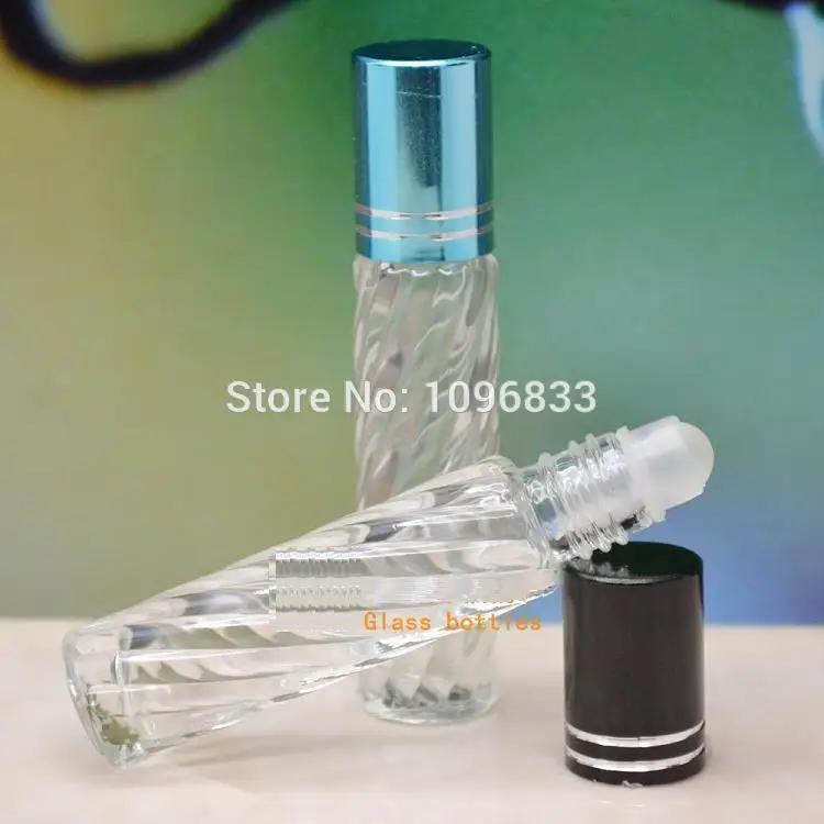 4ML 4CC Glass Perfume Bottle Roller bead ball on Essential Oil Parfum Vials Portable Sample Refillable Empty Bottles 50pcs/Lot | Красота и