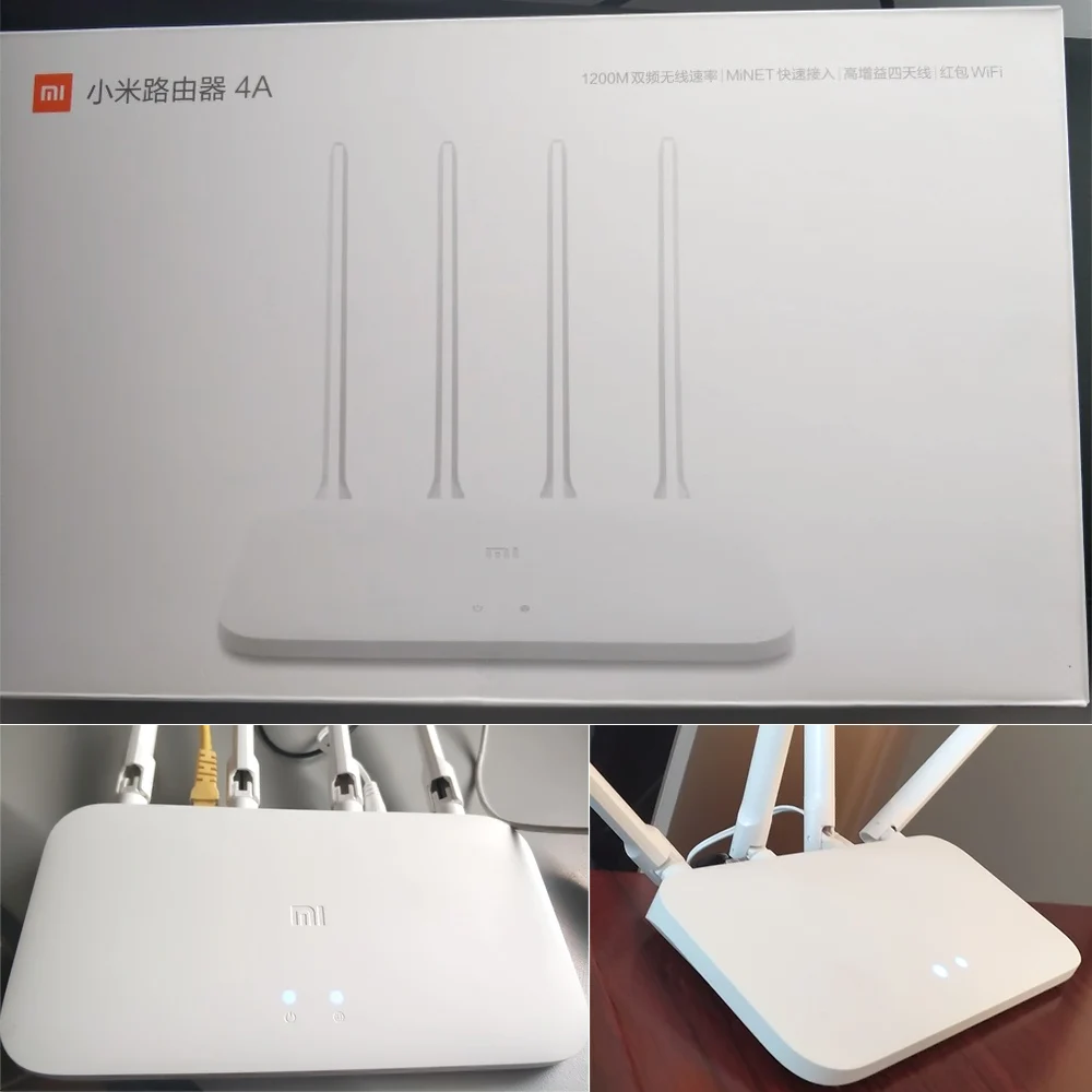 Xiaomi Mi Router 4A Không Dây Wifi 2.4 Ghz Kép 5.0 Ghz 1167Mbps Repeater Wifi 4 Ăng Ten Ứng Dụng Điều Khiển router Wifi home wifi signal booster