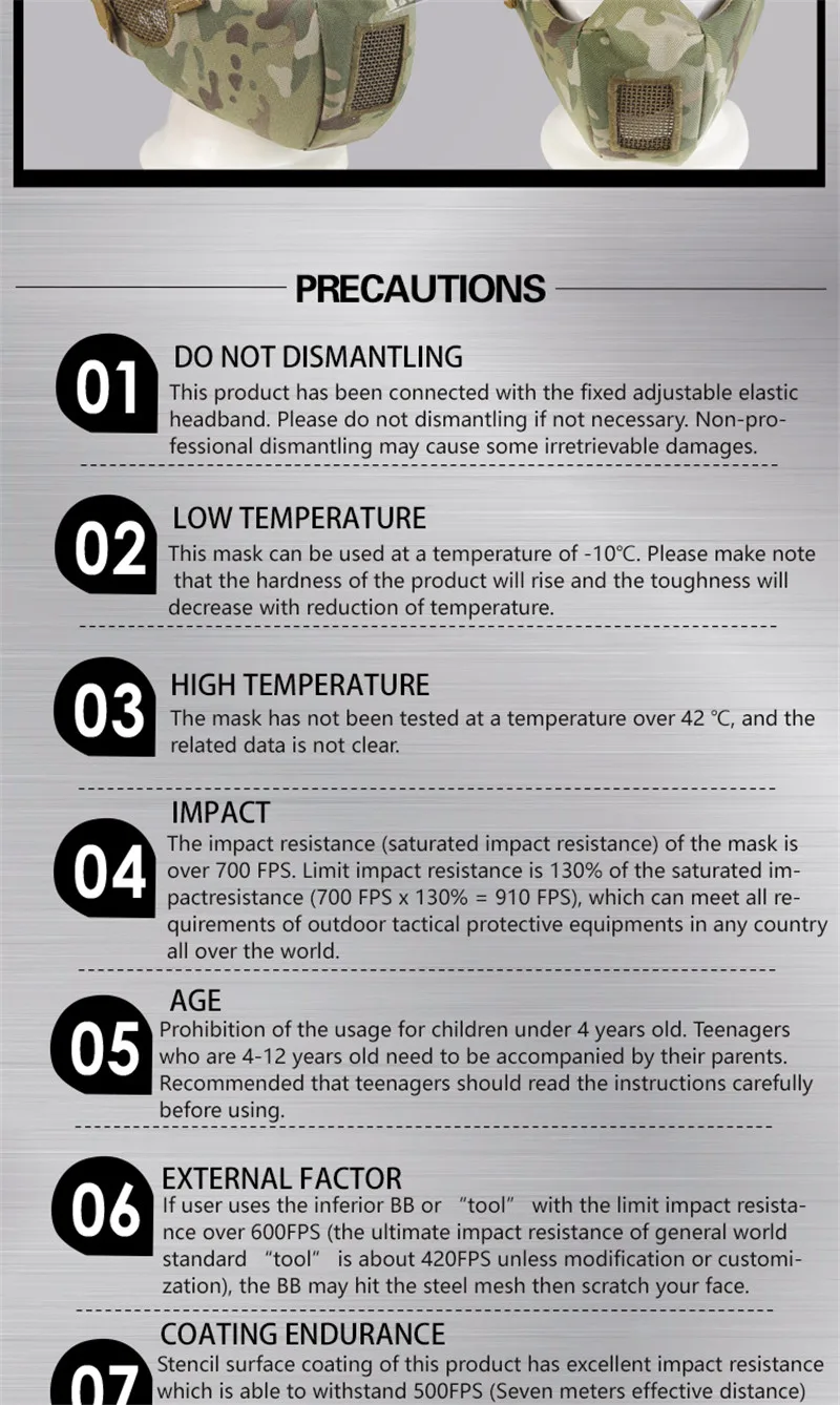 Wosport поле тактический Пейнтбол Аксессуары 1000D нейлон и Ева маски на пол-лица маской Охота Тактический воздушные маски шлем