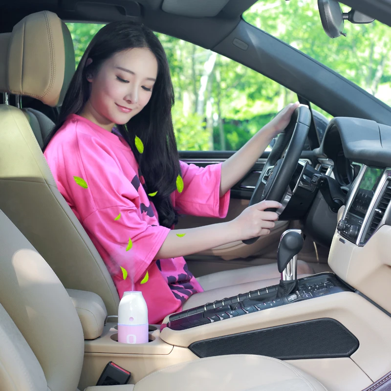 

Creative Mini Q bottle humidifier Essential Oil Diffuser Aroma Lamp LED Night Light USB Aromatherapy Car air freshener Fogger