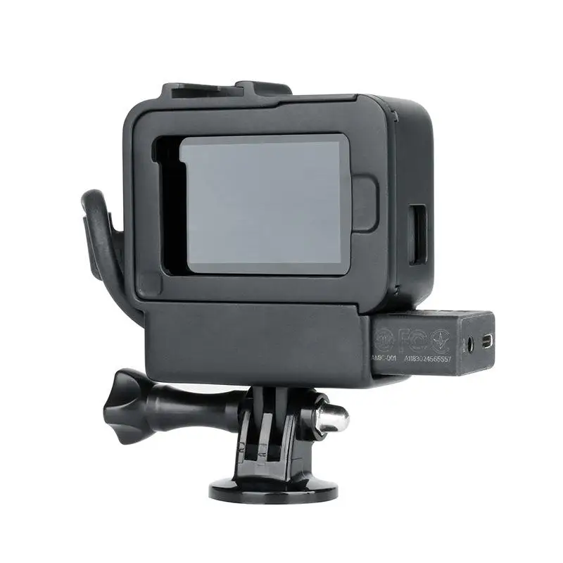 

Yiwa Ulanzi V2 for Gopro Hero 7 6 5 Plastic Housing with Extend Microphone Port Cold Shoe Mount