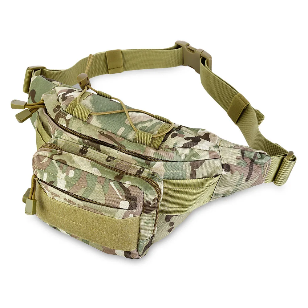 Outdoor Tactical Military Sports Cycling Waist Pack Shoulder Bag Tactical Molle Bag For Hiking Fishing Sport Hunting Bag Belt (2)
