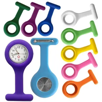 

5x New Hot High-quality Silicone Nurse Clock in 10 colors FREE BATTERY