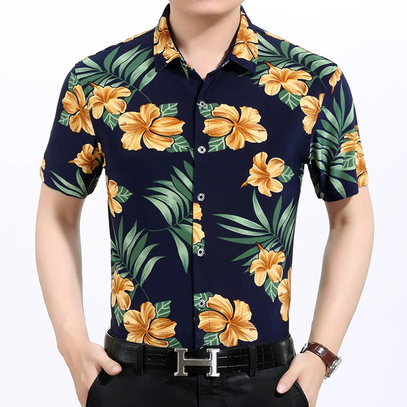 Flower print shirt boy Clearance