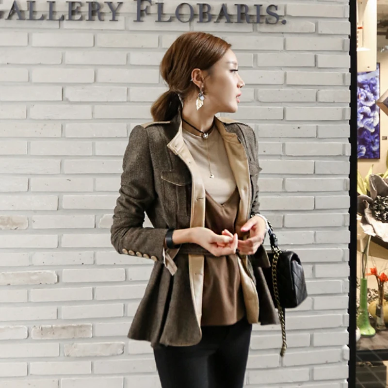 Promo Fashion women comfortable work style thick warm coat new arrival elegant outerwear vintage temperam