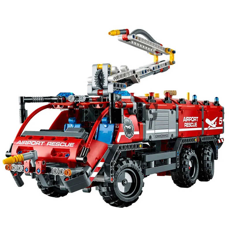 Совместимость с legoing technic 42068 строительные блоки 20055 кирпичи аэропорт