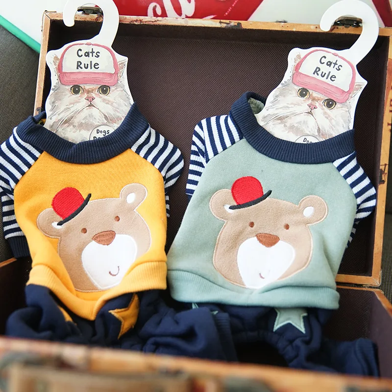 

4 Color Warm Jumpsuit Apparel Puppy Pet Coats Clothes Clothing For Pet Small Large Dog Cat Shirts Hoodies Jackets for chihuahua