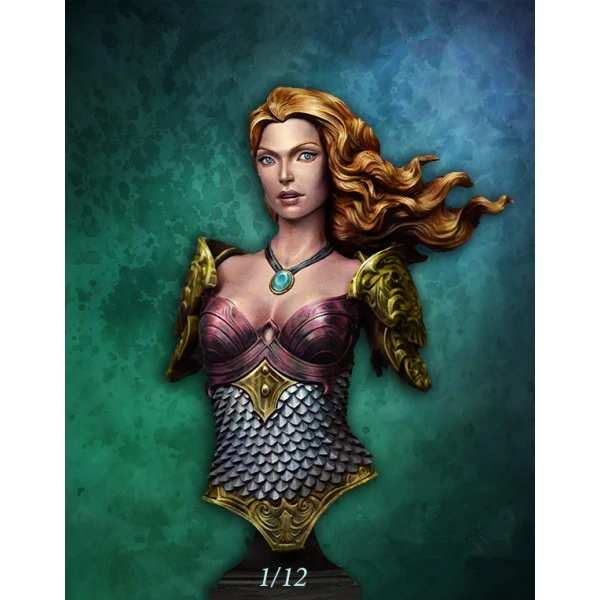 

1/12 Resin bust model kit Sea-maiden (Not include platform) 142