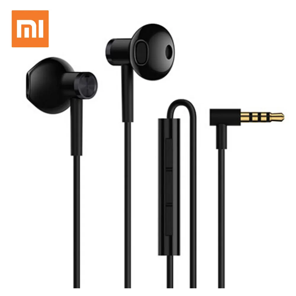 Новинка 2018 оригинальный Xiaomi mi двойной драйвер MEM c цепкий провод контроль